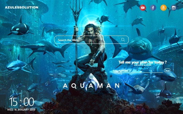 Aquaman Wallpaper - New Tab Theme