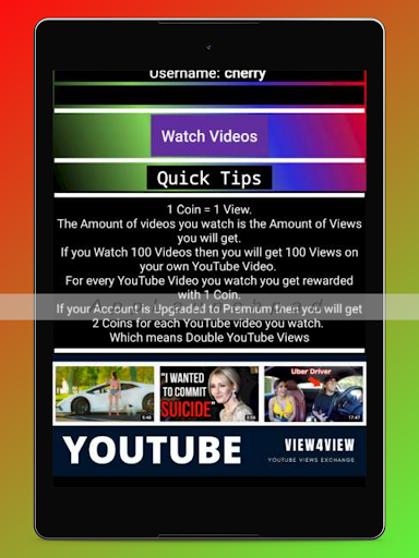 VIEW4VIEW Tube - Views Exchange Get Free Views