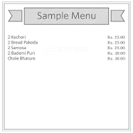 Shri Ram Kachori Bhandar menu 1