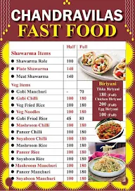 Hotel Chandra Vilas & Fast Food menu 1