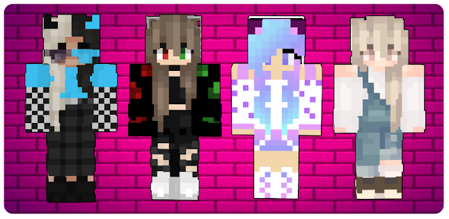 Cute Girls Skins for Minecraft PE::Appstore for Android