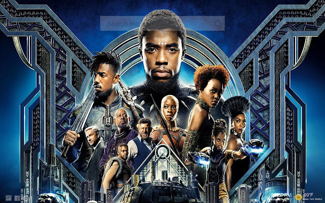 Обои для рабочего стола Black Panther NewTab