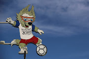  2018 FIFA World Cup - Rostov Arena, Rostov-on-Don, Russia - June 13, 2018 - The official mascot Zabivaka. 