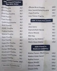 Delhi 6 Prantha Wali Gali menu 1