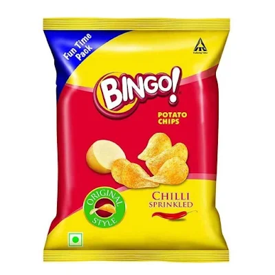 Bingo Potato Chips Chilli Sprinkled 100 Gm