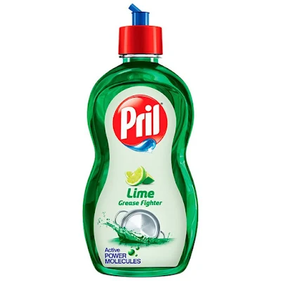 Pril Dishwash Liquid - Active 2x Lime - 225 ml