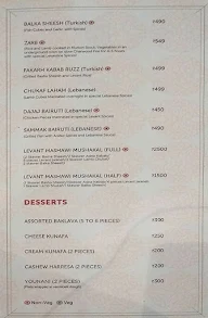Levant menu 2