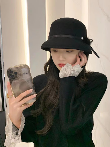 Title 3, Womens Wool Basin Hat Stylish Woolen Hat Fashi...