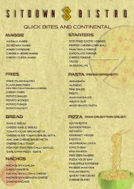 Sit Down Bistro menu 2