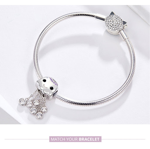 Title 4, BISAER Octopus Charm 925 Sterling Zilver Hyperb...