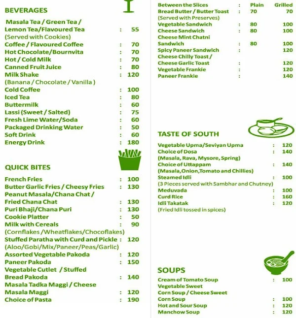 Food Port - Hotel Airport Residency menu 