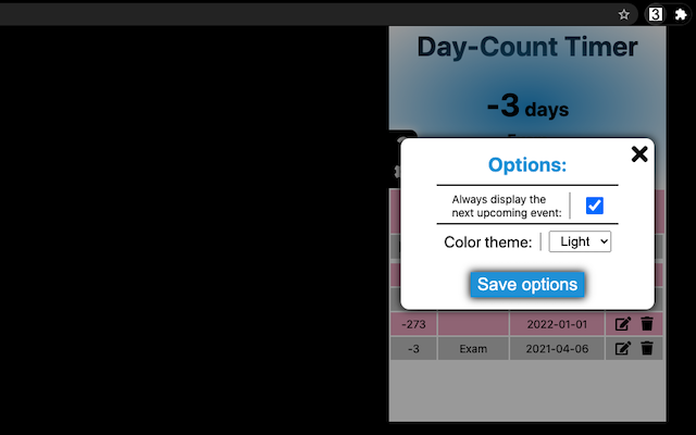 Day-Count Timer Extension Preview image 4