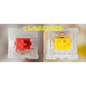 Công Tắc Bàn Phím Cơ Switch Jwick Yellow Pro | Jwick Red Pro (Linear - Loại 5 Pin)