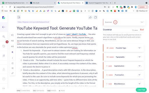 YouTube Keyword Generate YouTube Creating YouTube description Possible 