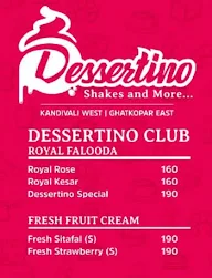 Dessertino menu 3