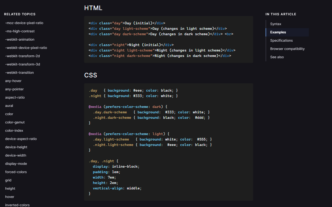 MDN VS-Code Theme Preview image 1