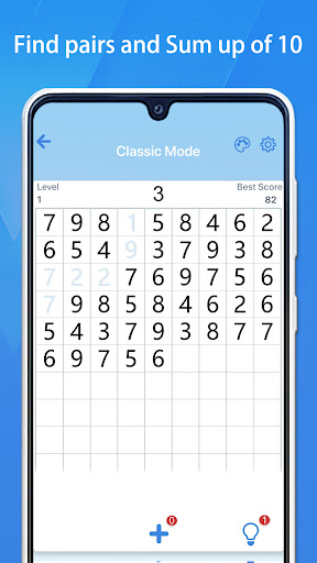 Screenshot Number Match - 10 & Pairs