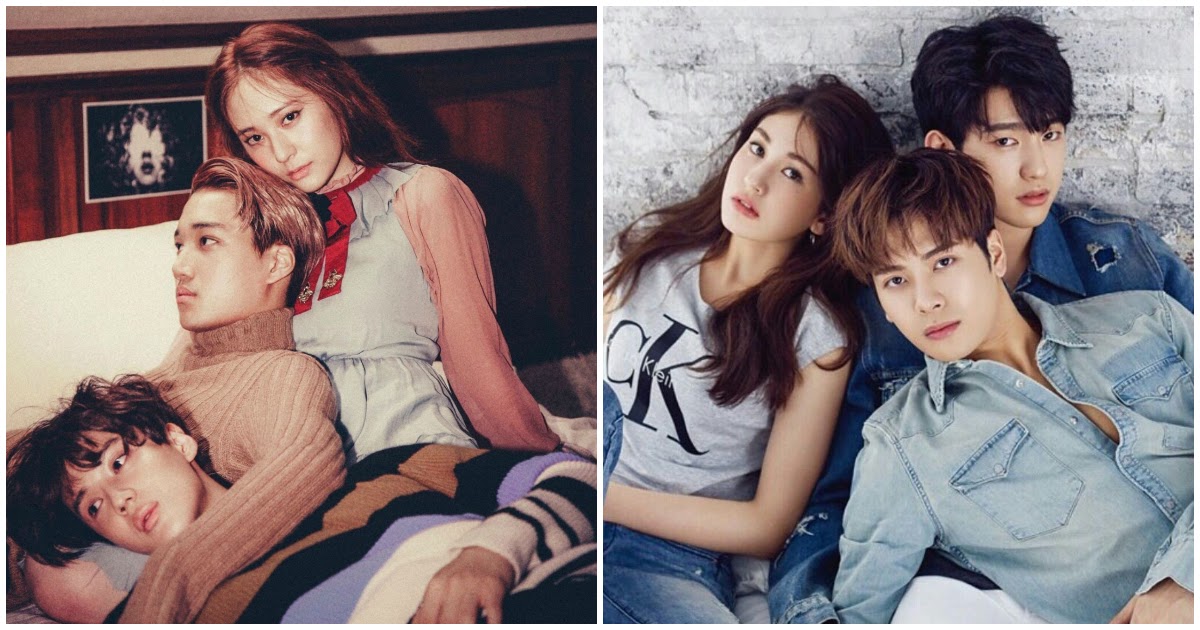 6 Absolutely Legendary K-Pop Male-Female Partner Photoshoots