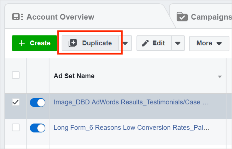 Create Facebook Ad