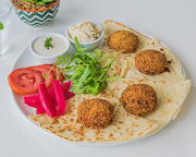 Rafael's falafel platter.