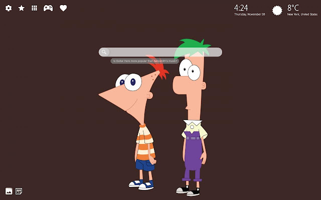 Phineas And Ferb HD Wallpaper New Tab Theme