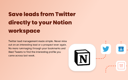 Twitter To Notion CRM