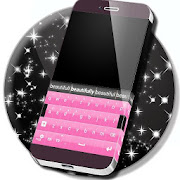 Black and Pink Keyboard Theme  Icon