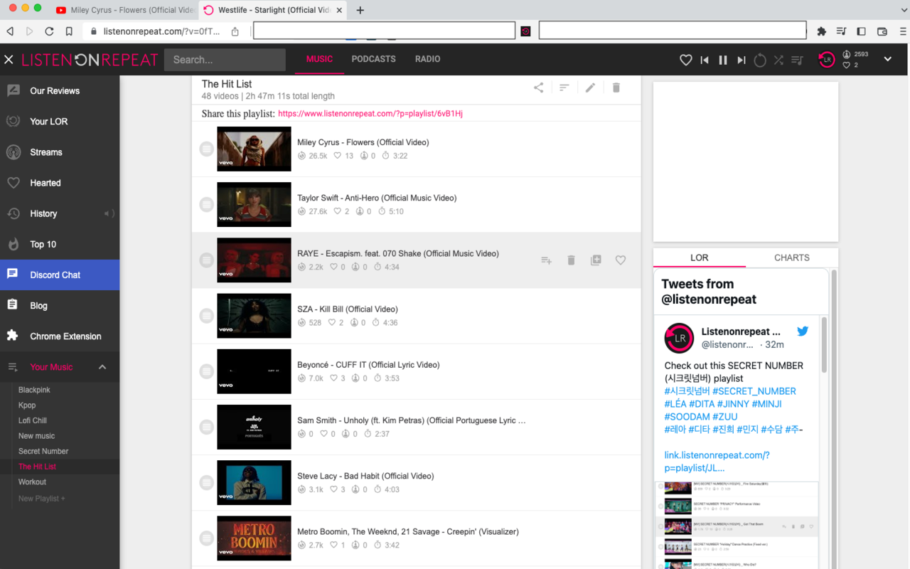 ListenOnRepeat: Youtube to LOR Preview image 4