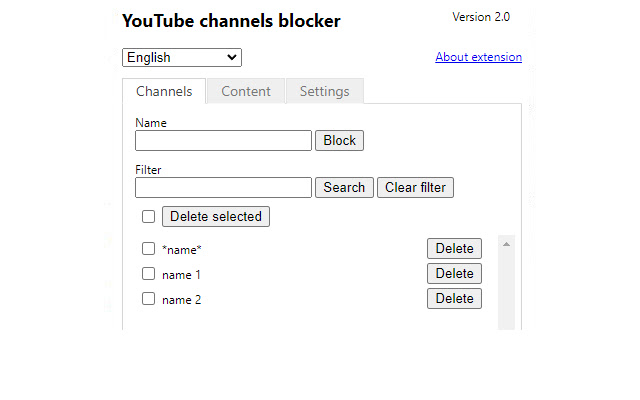 Youtube video and channel blocker chrome extension