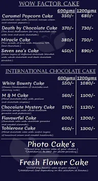 Mariyam’s Cakery menu 4