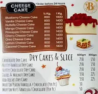 Brother's Bakers menu 1