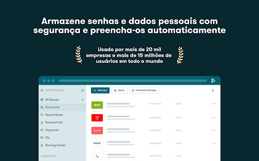 Dashlane - Gerenciador de senhas