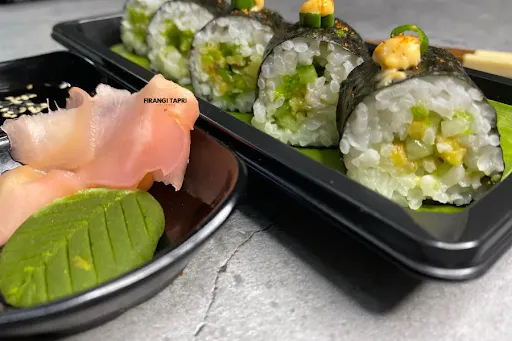 Avocado Cucumber Sushi Roll