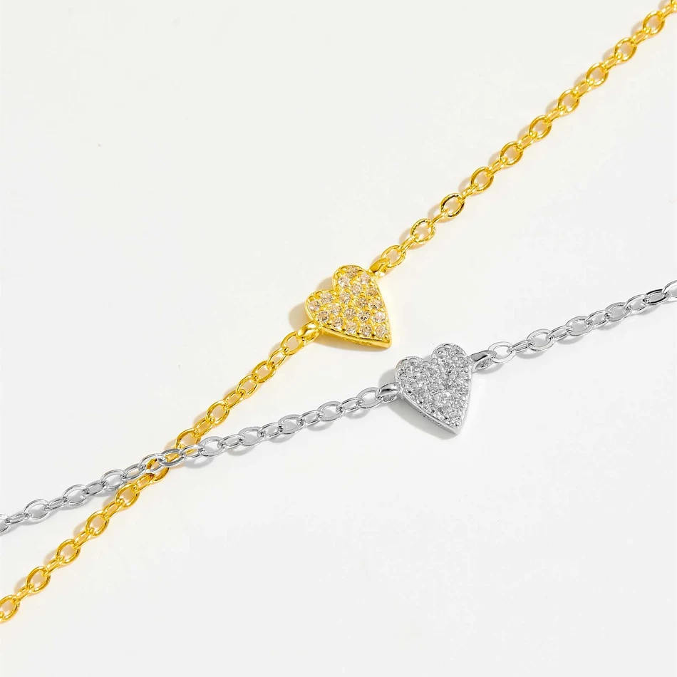 Ornamento Pulseira Coração Prata 925 Retro, charme vintage. Um presente perfeito para uso diário ou ocasiões especiais, com elegância atemporal.
