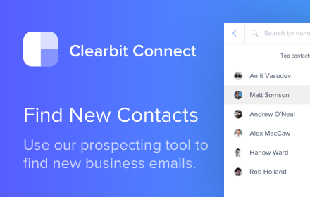 Clearbit Connect - Supercharge Gmail™ logo