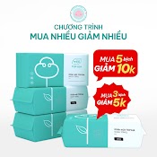 Khăn Vải Khô Đa Năng Topgia An Toàn Cho Bé, Khăn Khô Không Mùi, Mềm Mại Siêu Thấm Hút Siêu Tiết Kiệm