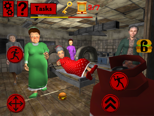 Grannys Secret. Hospital Neighbor Escape 3D