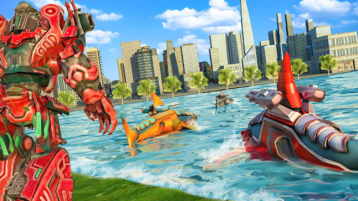 Wild Robot Shark Attack Simulator