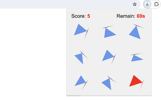 Triangle Match Game