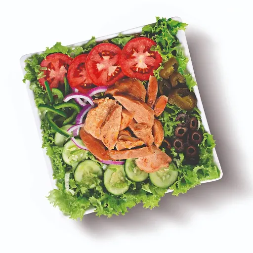 Roasted Chicken Strip Salad
