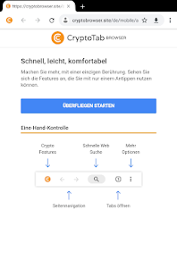 CryptoTab Browser Pro Screenshot