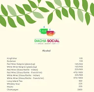 Dacha Social menu 6