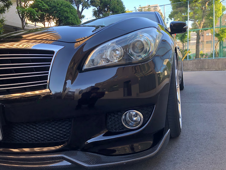 フーガのkcv02・Kuhl Racing・車高調整・ブラックマニアコーティング・フェンダー干渉に関するカスタム事例の投稿画像10枚目