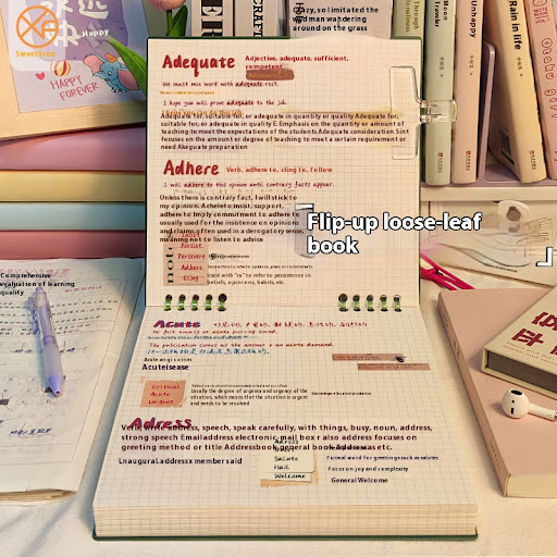 Title 7, Simple Flip Up Detachable Chip Notebook. Perfec...