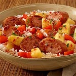 Hawaiian Pineapple Sweet & Sour Smoked Sausage was pinched from <a href="http://allrecipes.com/recipe/hawaiian-pineapple-sweet--sour-smoked-sausage/" target="_blank">allrecipes.com.</a>