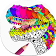 Dinosaure Coloriage Adulte icon