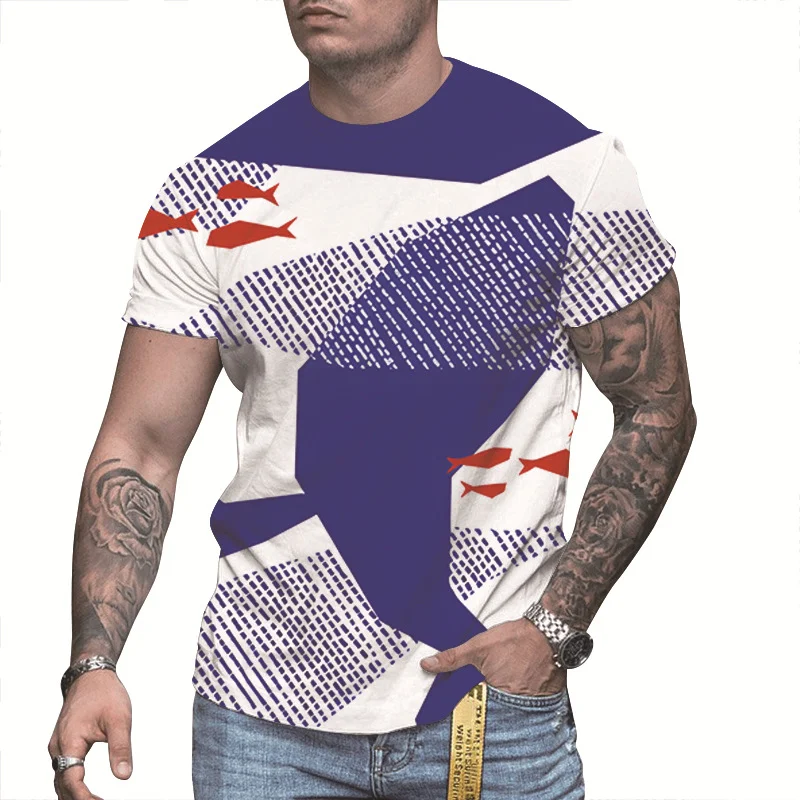 T-shirt homme personnalisée 3D col rond manches courtes. Confort et style sur mesure. Créez votre design unique et affirmez votre personnalité!