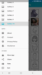 400 Cool Pencil Drawing Caricature Offline(圖6)-速報App