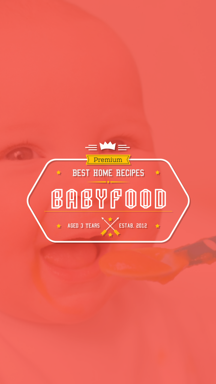Android application Baby Food Recipe screenshort