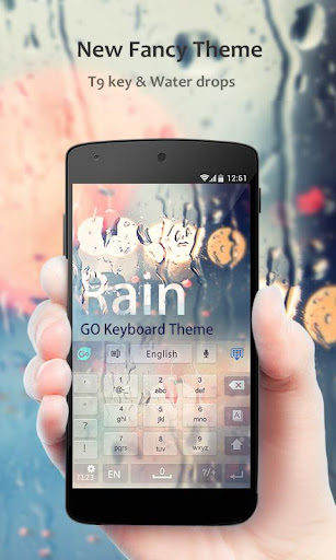 Rain GO Keyboard Theme